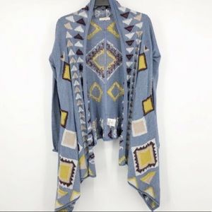 Anthropologie hipster longsleeve blanket southwest